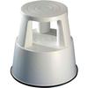 Tabouret Marche-pied En Plastique Blanc 3 Roulettes - WEDO