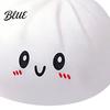 Bun Stress Reliever Smiling Steamed Ball with Steamer Anti-Anxiety Cartoon Dumpling Soft Sensory Toy Squeeze Simulated Dough Fidget