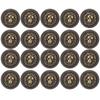 20 Sets   Rivet 24mm Diameter Vintage Decorative Zinc Alloy   Head Rivet Button with 7mm Screws