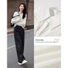 DEMANA Sophisticated Spliced Lapel Cable Knit Sweater Top for Women