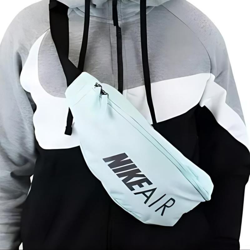 Nike Fabric Sling Bag, Crossbody Bag, Fanny Pack Regular Unisex Light Green Casual BA6355-336