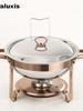 Stainless Steel Buffet Stove Hotel Restaurant Food Warmer for Home Parties & Gatherings