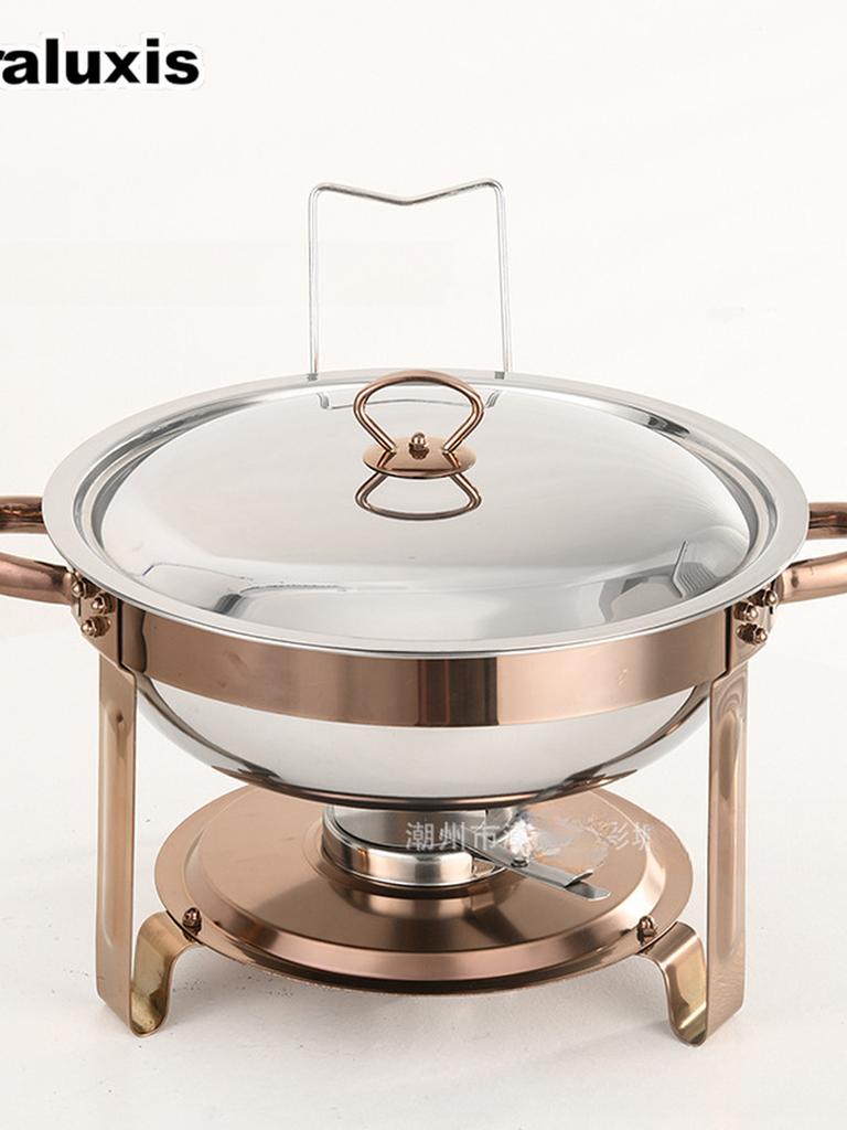 Stainless Steel Buffet Stove Hotel Restaurant Food Warmer for Home Parties & Gatherings