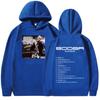Rapper Booba Ouestside Album Pullovers Hoodies Men'S Vintage Gothic Oversizsweatshirts Man Hip Hop Punk Clothing Hoodie