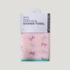 Ribbon Pattern Shower Towel