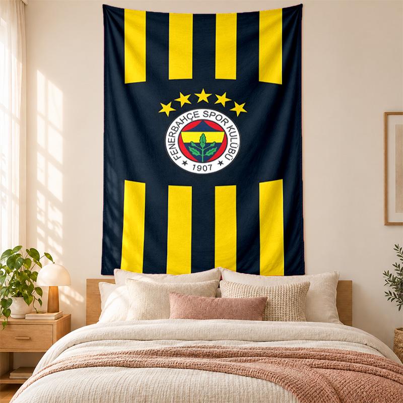 Arazzo Fenerbahce di alta qualità per decorare le pareti del soggiorno, della camera da letto, del dormitorio, ideale come decorazione murale per camera da letto o regalo per le vacanze
