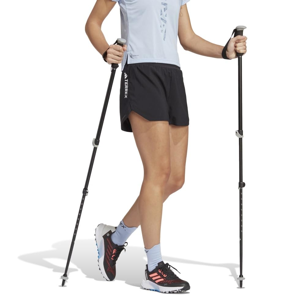 Adidas Terrex Agravic Trail Running Black Size Shorts, KS632, Women's, (HT9392), J/S4