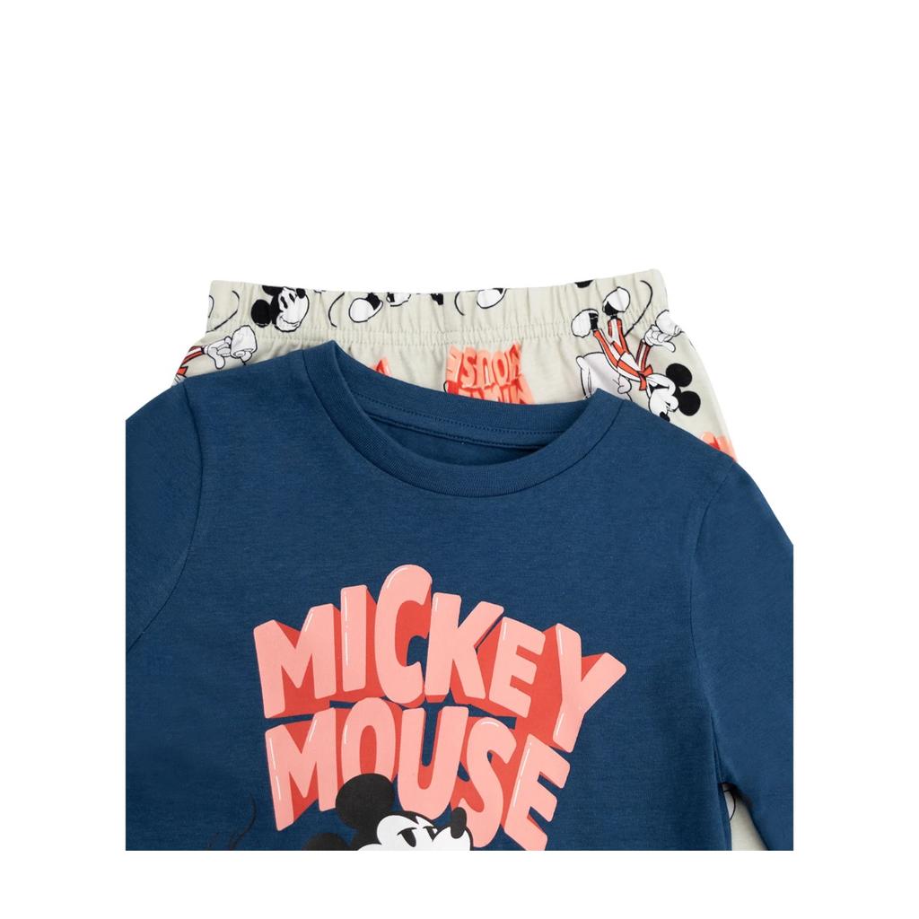 Disney Boys Mickey Mouse Long-Sleeved Long Pyjama Set