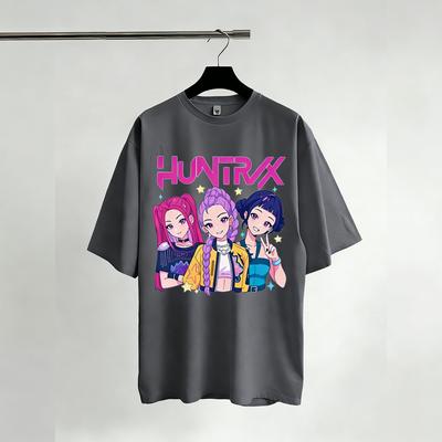 KPop Demon Hunters Graphic TShirts Man Women Streetwear Short Sleeve Tee Summer Y2k Casual Tops Fashion 2026 Movie Shirt Unisex
