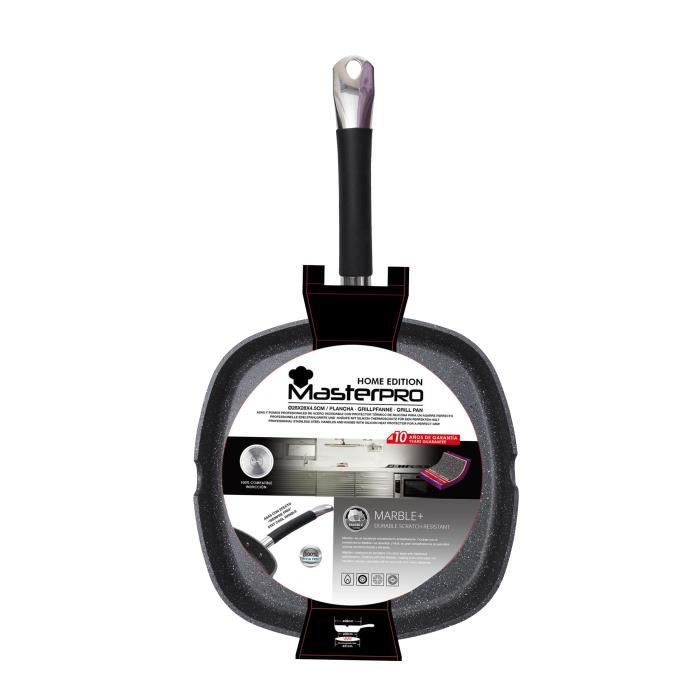 Bergner Poêle En Aluminium Forgé, Noir