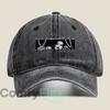 Chained Figure Art Fashion Washed Baseball Cap Hat Outdoor Activities