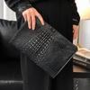 Crocodile Pattern Men'S And Women'S Clutch Bags, Korean Version Men'S Bags, Casual Envelope Bags, Ipad Bags, File Bags, Trendy Handbags.
