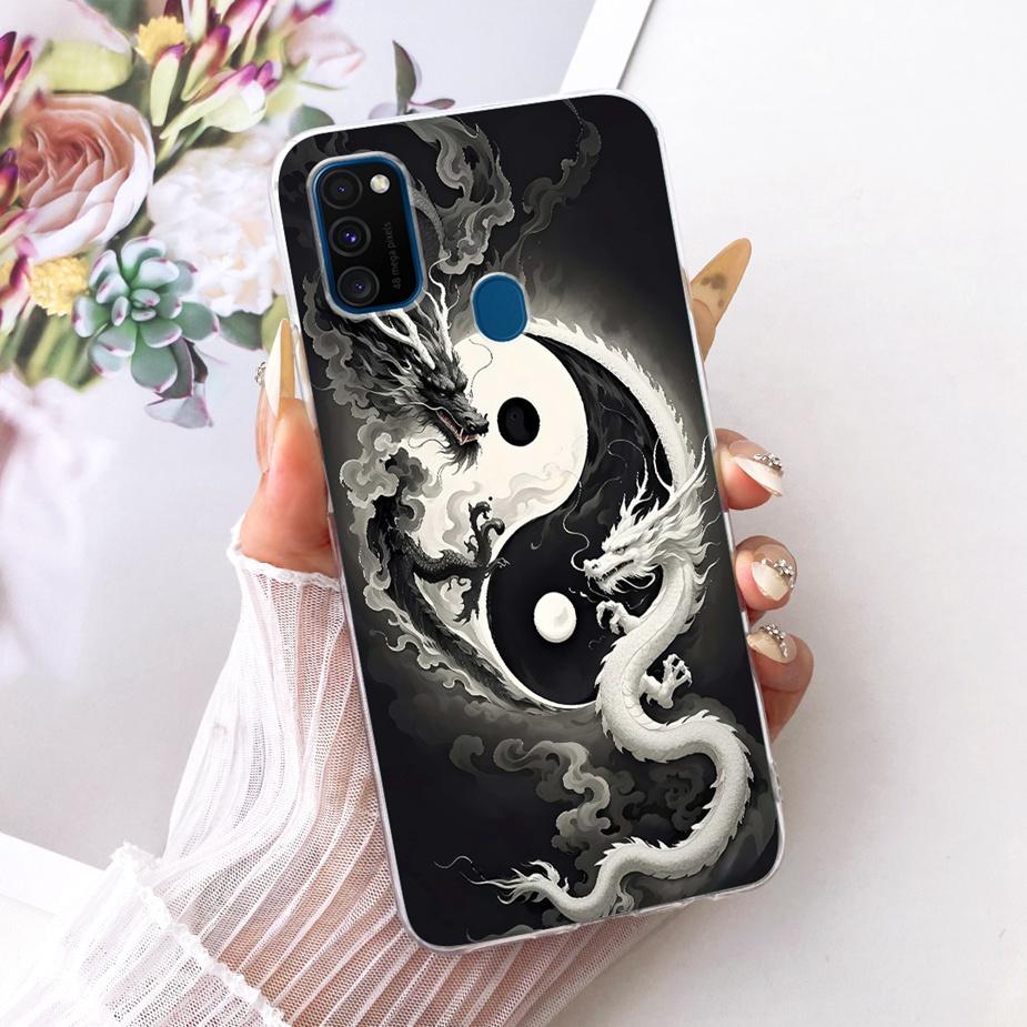 For Samsung Galaxy M21 Case SM-M215F New Fashion Painted Cover Soft Silicone Case For Samsung M21 2021 M 30 s Galaxy M30s Fundas
