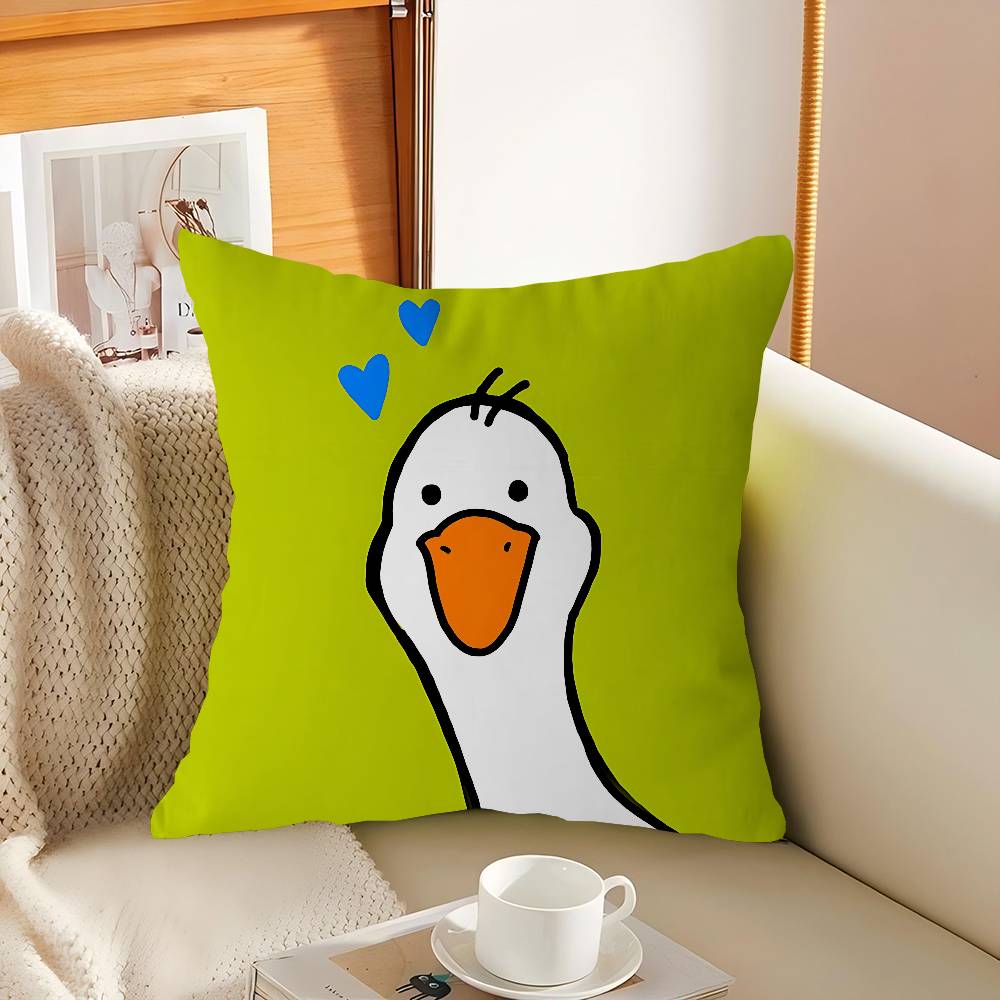 

Что За Утка Принт Арт Подушка Наволочка Подушка Гостиная Диван Домашний Декор На Заказ 16x16Inch