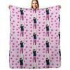 Tom Holland Pink Print Throw Blanket Plush Fuzzy Cozy Blanket for Couch Sofa