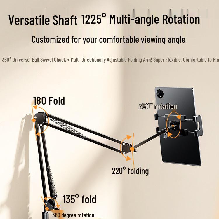 UGREEN Adjustable Tablet & Phone Holder - 360° Bedside Stand for Comfortable Viewing