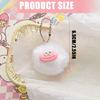 Sausage Lips Keyring Plush Danglings Ornament for Bookbags and Phone Charm