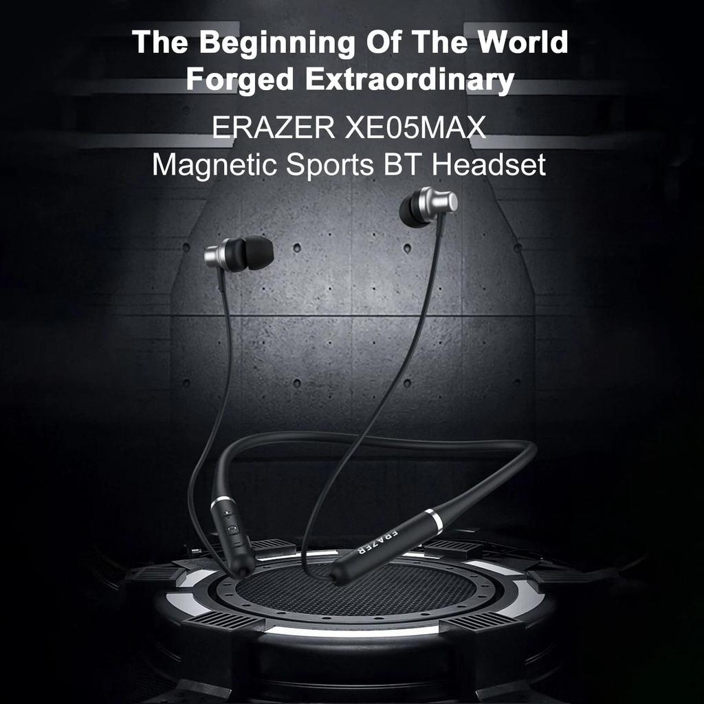 Lenovo ERAZER XE05Max Neckband BT Earbuds Magnetic Wireless In-Ear Headphones with Stereo Microphone IPX5 Waterproof Noise Reduction Sports Headsets