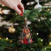 Music Theme Party Guitar Ornaments Acrylic Xmas Tree Ornament  Home Decoration
