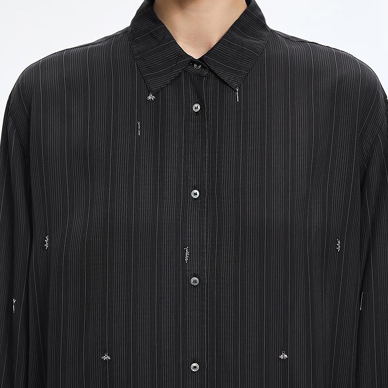 JNBY 2026 Spring Loose Straight Cupro Shirt