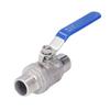 Ball Valve 304 Stainless Steel NPT 3 4in 2 Male Thread Manual Drive Cut Through Plumbing Fittings