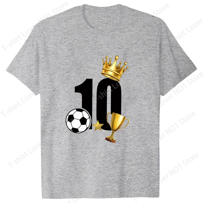 Hot 2026 Football 10 Graphic T Shirt Womens Unisexs Fashion Tshirts Short Sleeve Shirts Summer Cool Tshirts Plus Size Tops