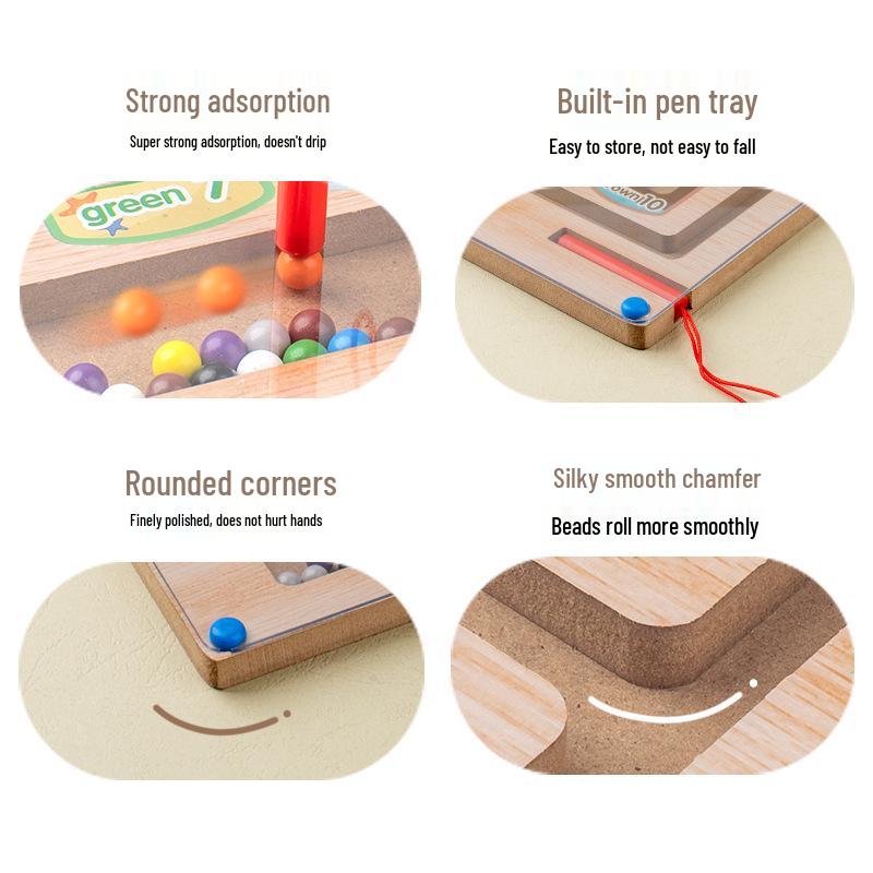 Toddler Magnetic Maze Puzzle: Concentration & Logical Thinking Toy