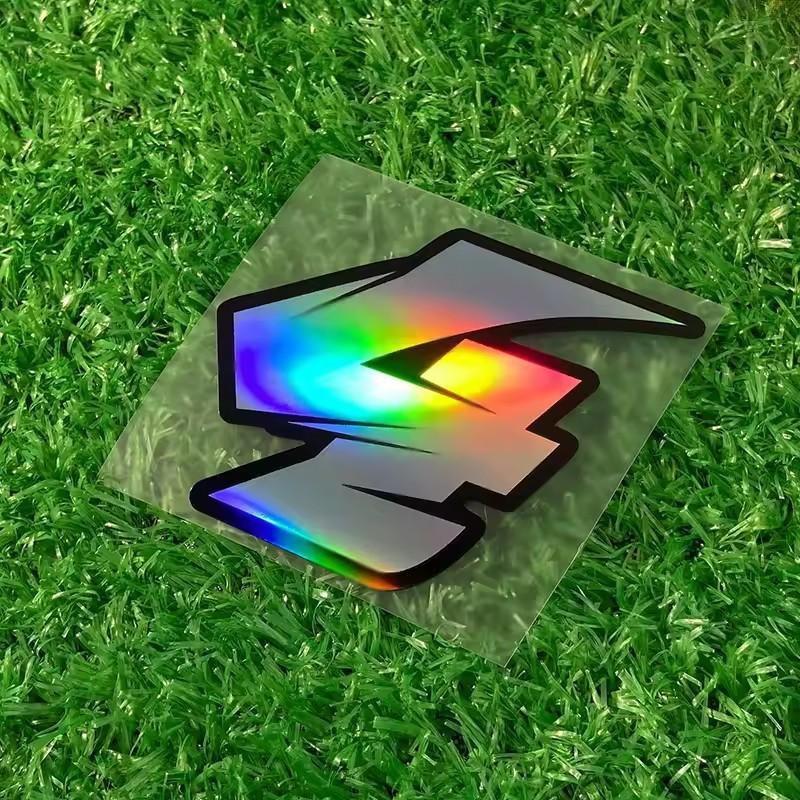 0123456789 Color Laser Number Car Motorcycle Stickers Fuel Tank Fairing Diy Moto Helmet Body Vinyl Decals Accessories