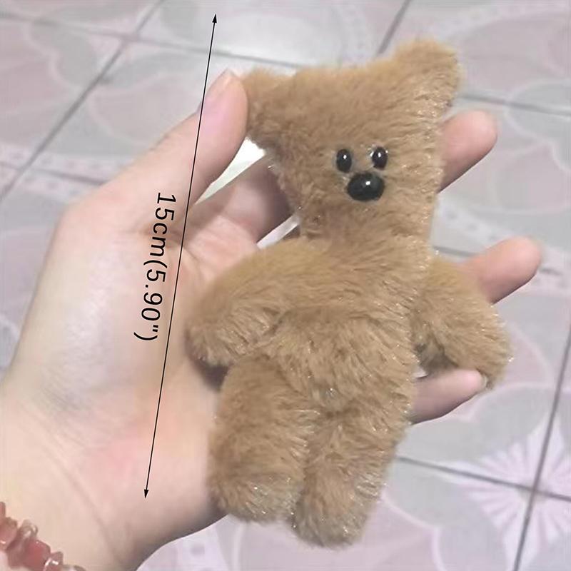 Pipnyckelring Hänge Tecknad Söt Plyschdocka Leksak Kawaii Mjuk Fylld Väskberlocker Dekorationer För Barn Present