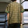 Li Ning Serie Badfive Giacca da baseball a maniche corte ricamata a tema Dunhuang Giubbotti da uomo Giallo-Marrone AFDQ137-1