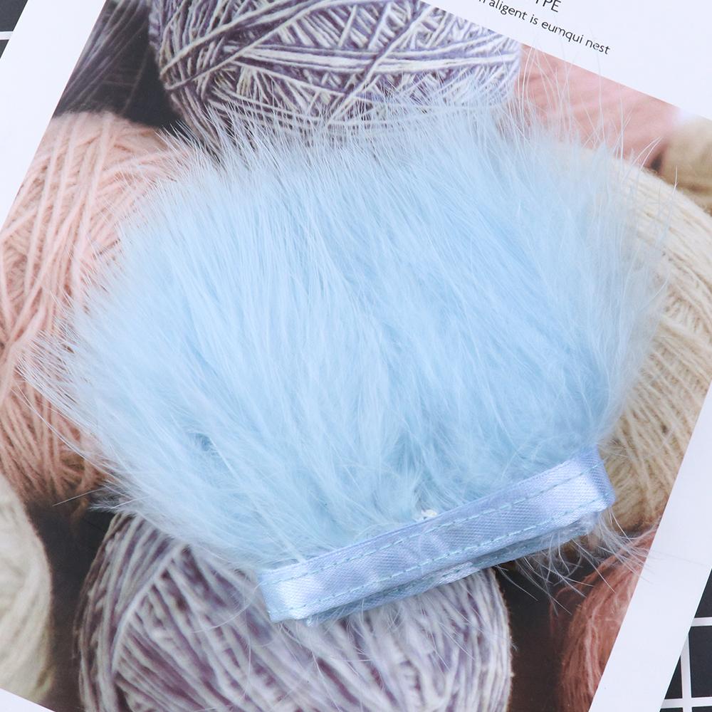 10 Meter Flauschig Weiche Truthahnfedern Besatz Fransen Gefärbtes Buntes Band Kleid Kleidung Nähzubehör Dekoration Feder Handwerk
