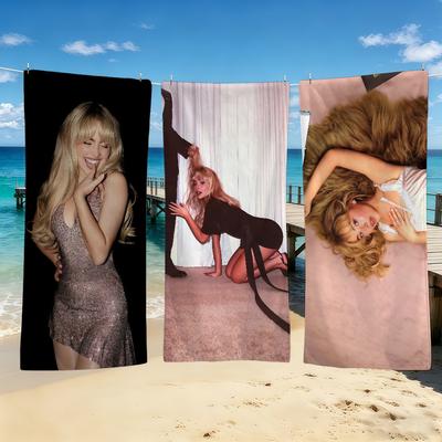 S-Sabrina Singer C-Carpenter Towel For Outdoor Camping Beach Towel Super Absorbent Quick-Drying Summer Towel