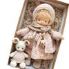 Mini Christmas Thumb Dolls Cute Handmade Dolls Unique Gift Sleeping Cuddle Buddy Doll Toy for Kids Children Lovely Birthday Gift
