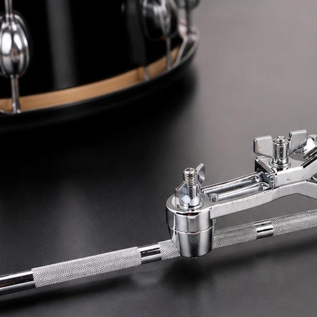 Drum Hardware Extension Clamp Heavy-Duty Kit with Rod Metal for Stage