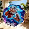 DRAGON BALL Print Automatic Open Close Umbrella, Portable Foldable Umbrella, for Outdoor Commute Camping Trip, Ideal Birthday Gift