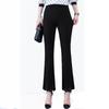 New 2026 Split Flared Pants with Drape Effect, High-waisted Plus-size Cropped Casual Pants