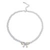 2025 Pearl Bow Clavicle Necklace: Elegant & Trendy Women's Choker