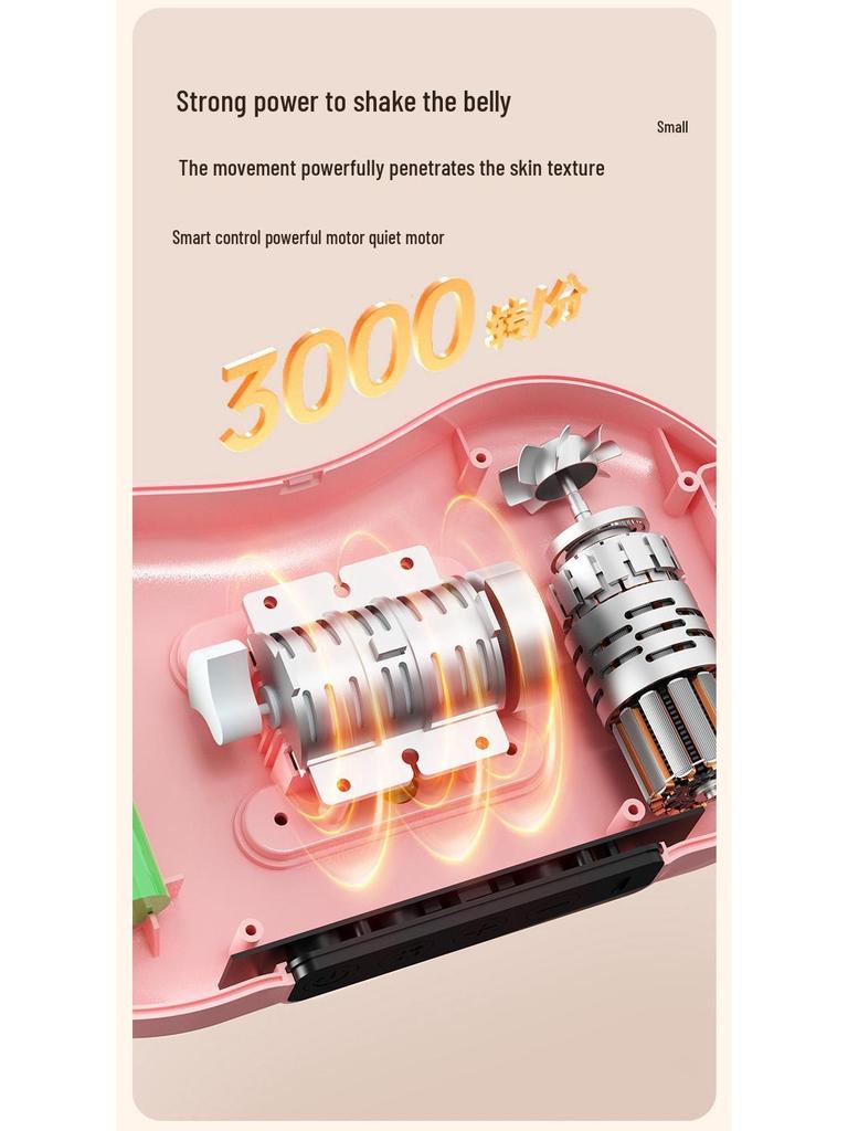 Cross-Border Fat Burning Massager: Weight Loss Heating & Shaking Waist Belt