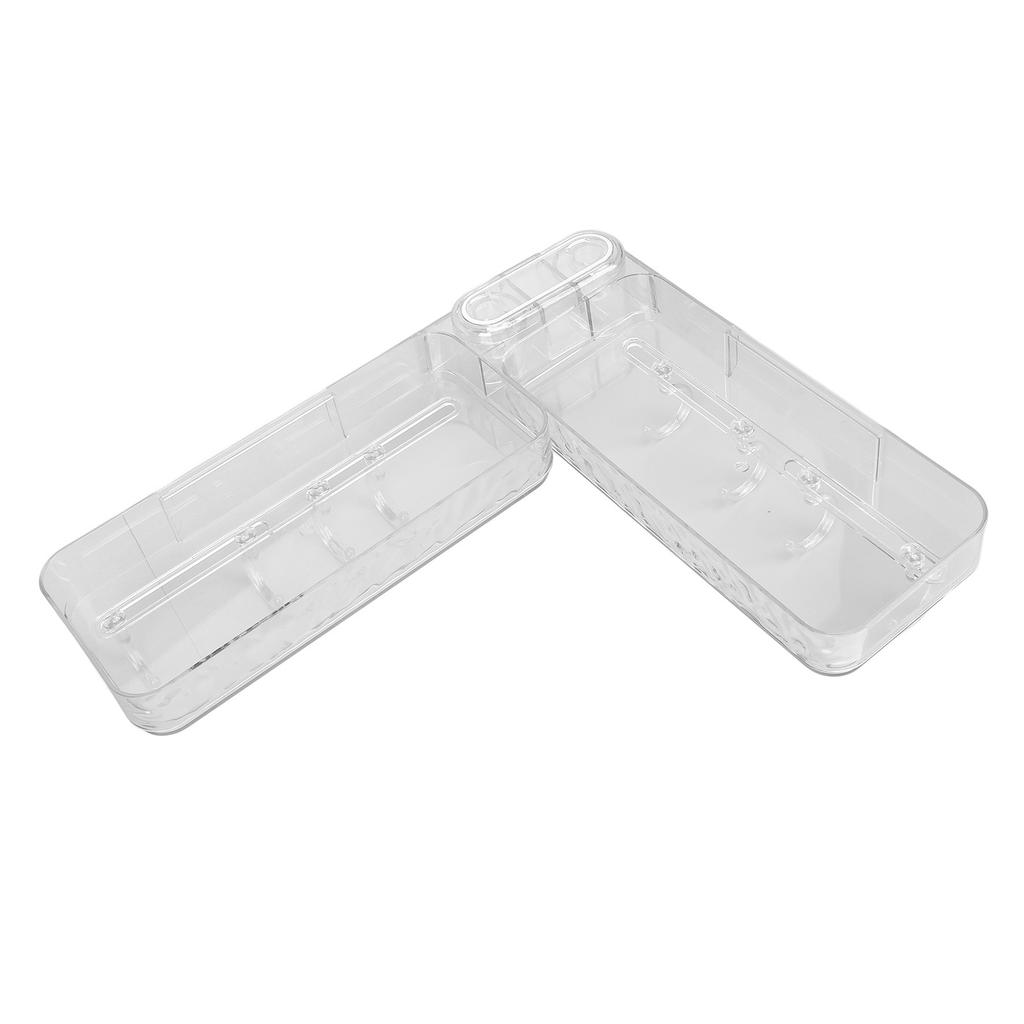 Wall Mounted Sink Caddy Water Resistant Foldable Sturdy Versatile Shower Rack Shelf Organizer for Bathroom Kitchen