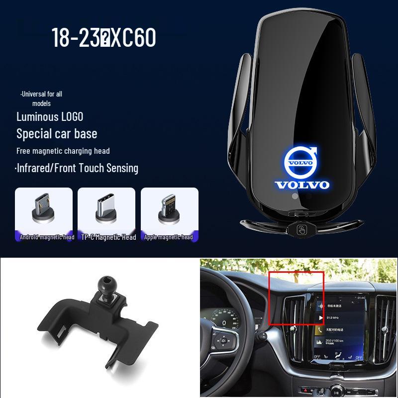 

Compatible Magnetic Wireless Fast Charger & Phone Holder for Volvo XC60/S90/V90/S60/V69