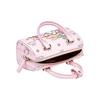New MCM SAMBYPEN Collaboration Visetos Cow Leather Boston Bag, Shoulder Bag, Crossbody Bag Mini Women's Cherry Blossom Pink MWBBASP01QH001