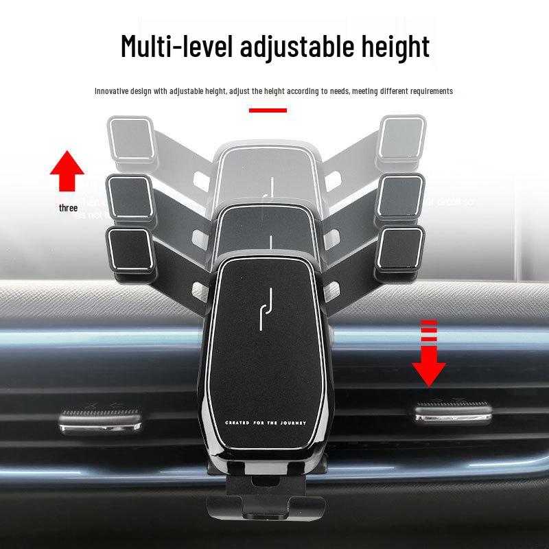 20-22 ORA White Cat Wireless Car Phone Holder with Charging & Navigation