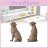 Adorable Brown Resin Dog Figurine With Vintage Style Perfect For Home Decor And Gift Giving