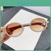 Vintage Sun Glasses With Pc Lenses Uv400 Sun Protection For Women Men