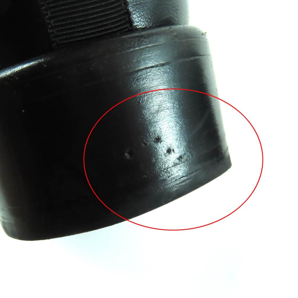 Great CHANEL short boots black leather Women 38 G37826 Used