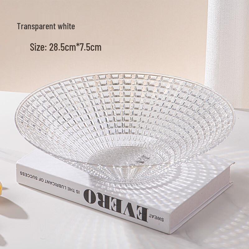 

Abay Nordic Minimalist Crystal Glass Fruit Bowl Set of 3