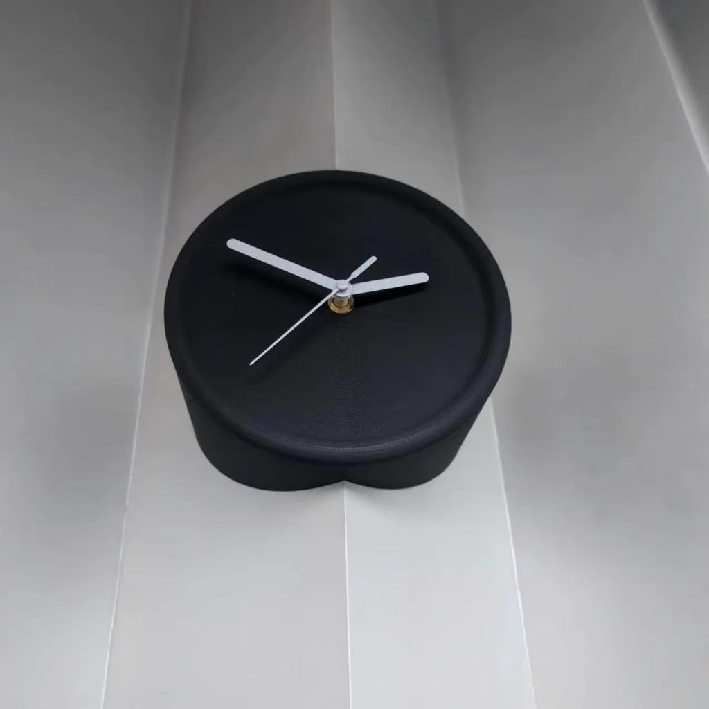 Minimalist Corner Wall Clock 20cm Diameter 3D Illusion Art Clock Noiseless Battery Operated Decorative Wall Watch