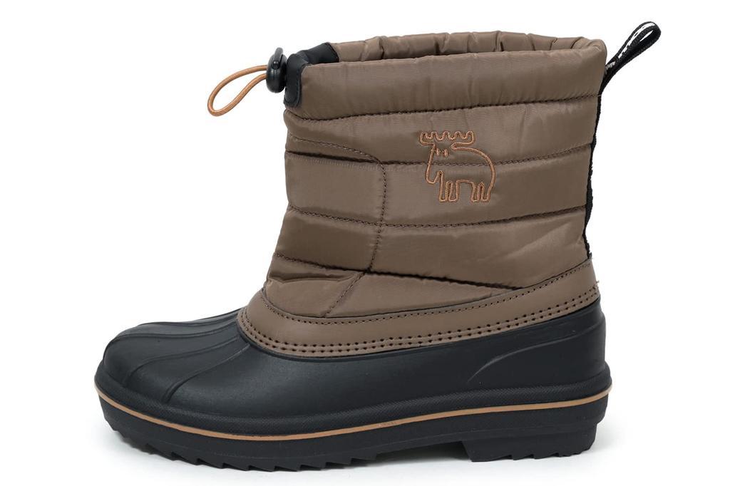 Mozu Bean Down Inner Elastic Size 23cm Boots, Boa, Cuffs, Women's, Camel,