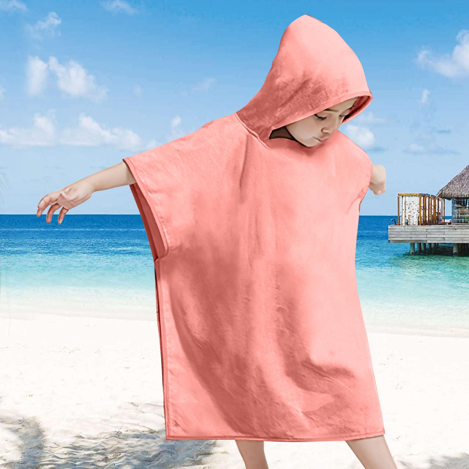 

Детское банное полотенце с капюшоном, накидка, детский халат с капюшоном, мультфильм One Size