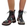 Botas nuevas de estilo Martin de caña alta casual con cordones, punta redonda, para otoño e invierno, de talla grande, estilo europeo y americano